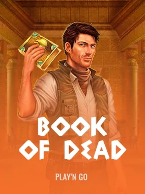 Book of Dead - Play'n GO - pelin kansikuva